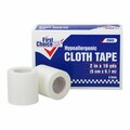 Oasis Hypoallergenic Cloth Tape, White, 2 in. x 10 Yards, 6PK 25632